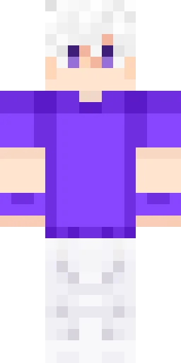 Фиолетовый скин Майнкрафт — скачать PNG бесплатно