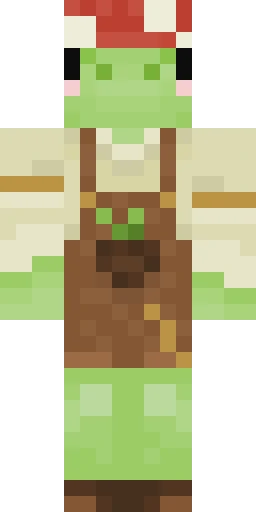 Лягушка скин Майнкрафт — скачать PNG бесплатно