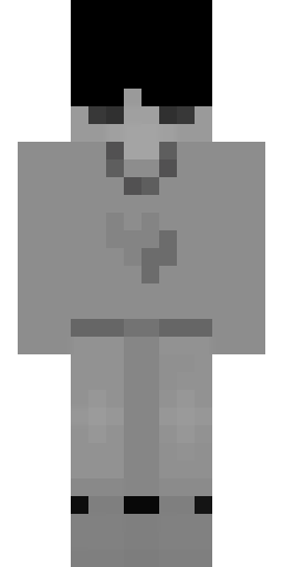 Серый скин Майнкрафт — скачать PNG бесплатно