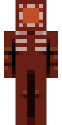 Страшный скин Майнкрафт — скачать PNG бесплатно