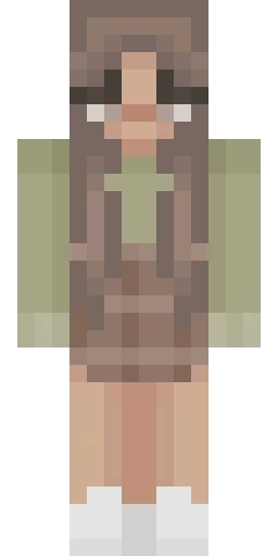 Зелёный скин Майнкрафт — скачать PNG бесплатно