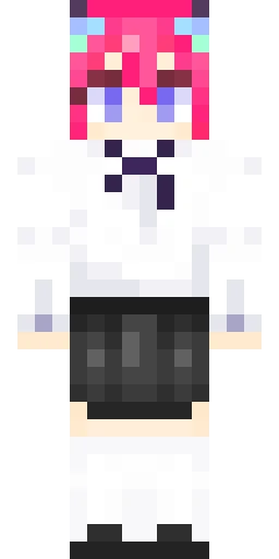 Аниме скин Майнкрафт — скачать PNG бесплатно