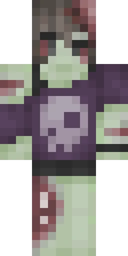 Страшный скин Майнкрафт — скачать PNG бесплатно