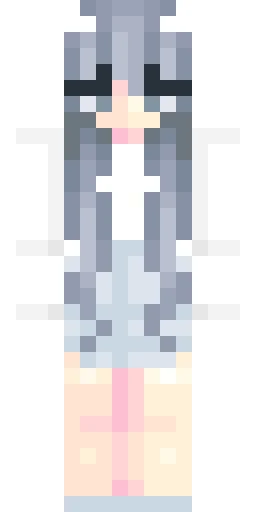 Серый скин Майнкрафт — скачать PNG бесплатно