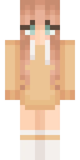 Жёлтый скин Майнкрафт — скачать PNG бесплатно