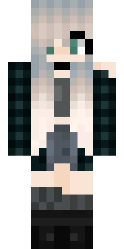 Тёмный скин Майнкрафт — скачать PNG бесплатно