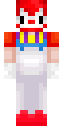 Страшный скин Майнкрафт — скачать PNG бесплатно