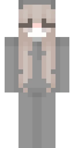 Серый скин Майнкрафт — скачать PNG бесплатно