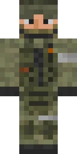 Военный скин Майнкрафт — скачать PNG бесплатно
