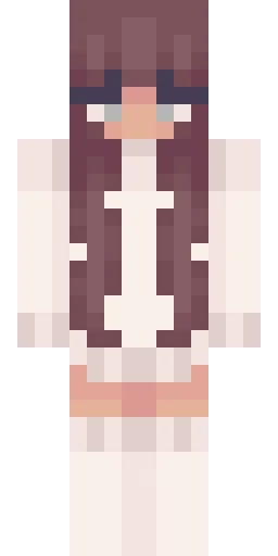 Белый скин Майнкрафт — скачать PNG бесплатно