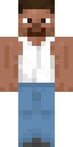 Синий скин Майнкрафт — скачать PNG бесплатно