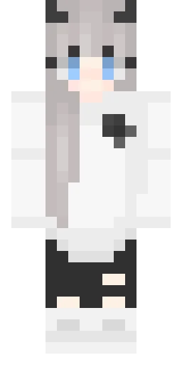 Серый скин Майнкрафт — скачать PNG бесплатно