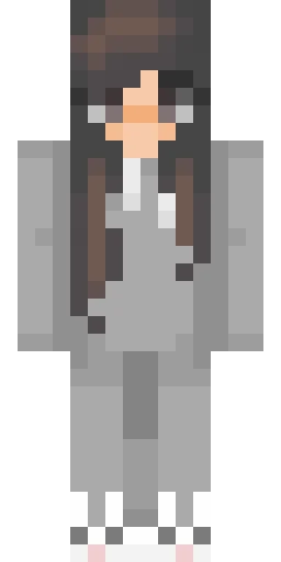 Серый скин Майнкрафт — скачать PNG бесплатно