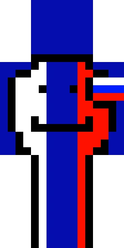 Дрим скин Майнкрафт — скачать PNG бесплатно