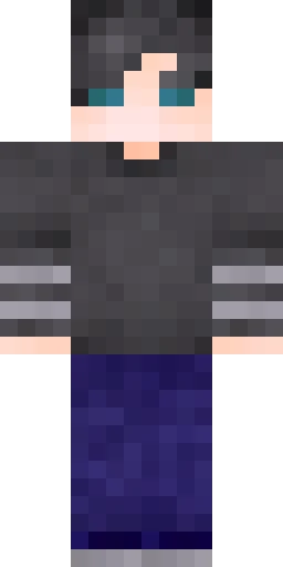 Синий скин Майнкрафт — скачать PNG бесплатно