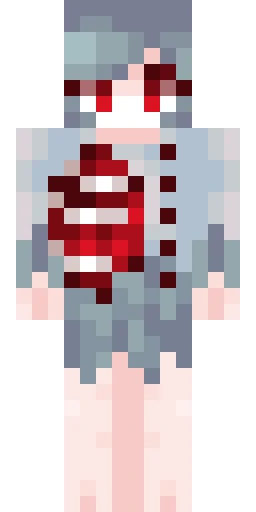 Страшный скин Майнкрафт — скачать PNG бесплатно