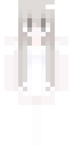 Белый скин Майнкрафт — скачать PNG бесплатно