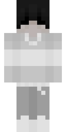 Серый скин Майнкрафт — скачать PNG бесплатно