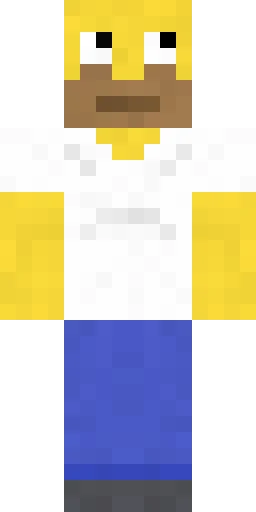 Жёлтый скин Майнкрафт — скачать PNG бесплатно