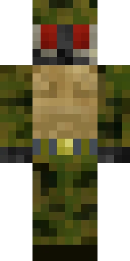 Страшный скин Майнкрафт — скачать PNG бесплатно