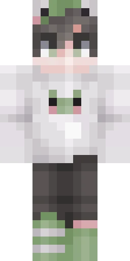 Зелёный скин Майнкрафт — скачать PNG бесплатно
