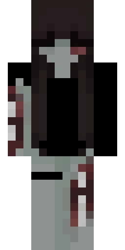 Страшный скин Майнкрафт — скачать PNG бесплатно
