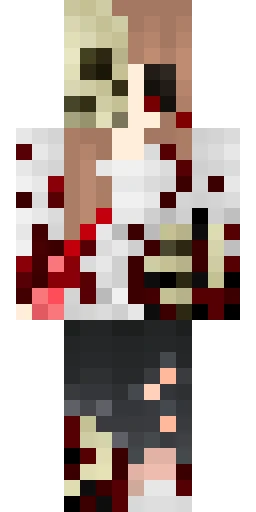 Страшный скин Майнкрафт — скачать PNG бесплатно