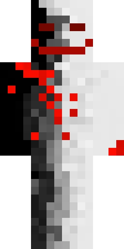 Страшный скин Майнкрафт — скачать PNG бесплатно