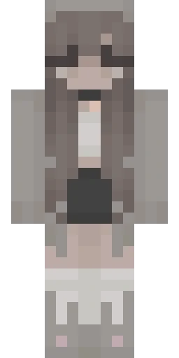 Серый скин Майнкрафт — скачать PNG бесплатно