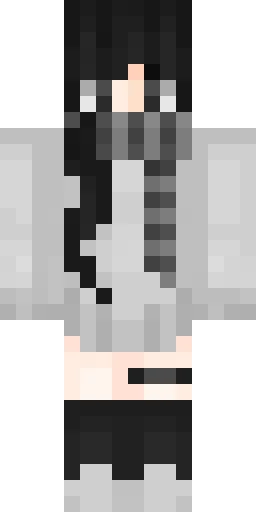 Серый скин Майнкрафт — скачать PNG бесплатно