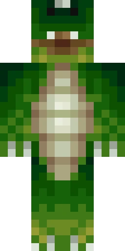 Зелёный скин Майнкрафт — скачать PNG бесплатно