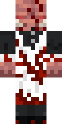 Страшный скин Майнкрафт — скачать PNG бесплатно