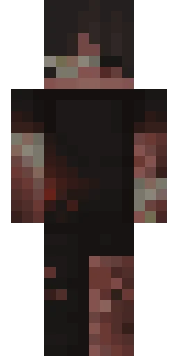 Страшный скин Майнкрафт — скачать PNG бесплатно