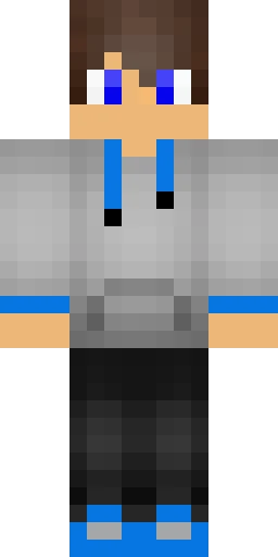 Серый скин Майнкрафт — скачать PNG бесплатно