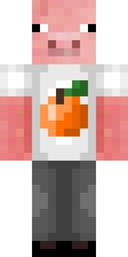 Свинья скин Майнкрафт — скачать PNG бесплатно