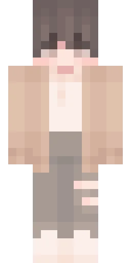 Серый скин Майнкрафт — скачать PNG бесплатно