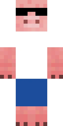В очках скин Майнкрафт — скачать PNG бесплатно