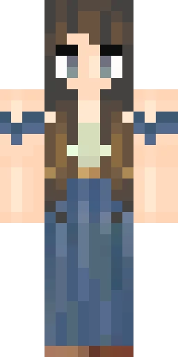 Для девочек скин Майнкрафт — скачать PNG бесплатно