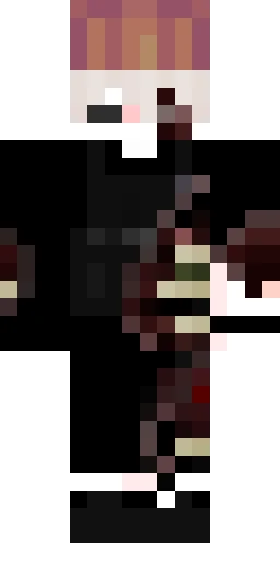 Страшный скин Майнкрафт — скачать PNG бесплатно