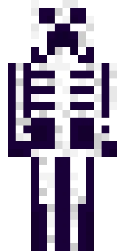 Скелет скин Майнкрафт — скачать PNG бесплатно