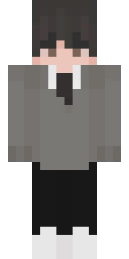 Серый скин Майнкрафт — скачать PNG бесплатно