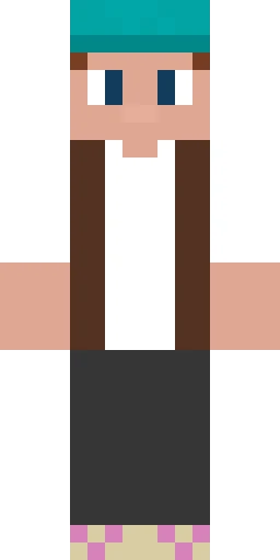 Белый скин Майнкрафт — скачать PNG бесплатно