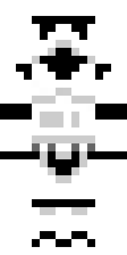 Белый скин Майнкрафт — скачать PNG бесплатно