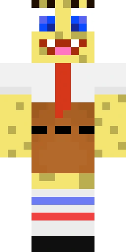 Жёлтый скин Майнкрафт — скачать PNG бесплатно