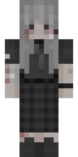 Серый скин Майнкрафт — скачать PNG бесплатно