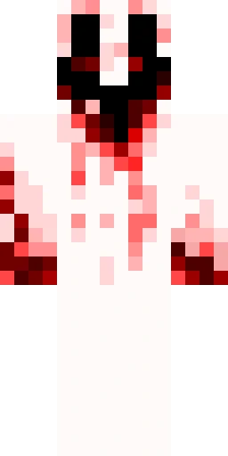 Страшный скин Майнкрафт — скачать PNG бесплатно