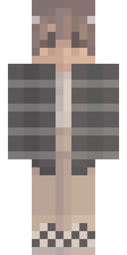 Серый скин Майнкрафт — скачать PNG бесплатно