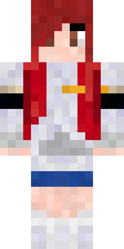 Аниме скин Майнкрафт — скачать PNG бесплатно