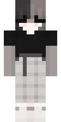 Серый скин Майнкрафт — скачать PNG бесплатно