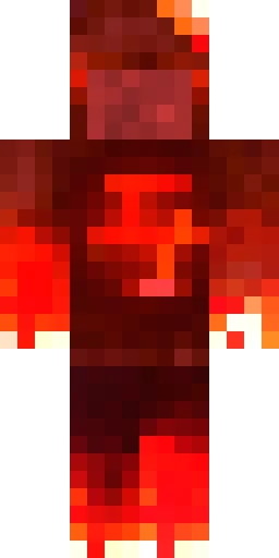 Огонь скин Майнкрафт — скачать PNG бесплатно
